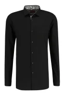 marškiniai erondon | extra slim fit | easy iron HUGO juoda