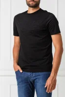tėjiniai marškinėliai | slim fit Emporio Armani juoda