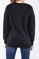 džemperis | relaxed fit | su vilna Elisabetta Franchi juoda