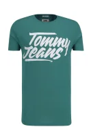 tėjiniai marškinėliai essential | regular fit Tommy Jeans žalia