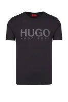 tėjiniai marškinėliai dolive-u2 | regular fit HUGO juoda