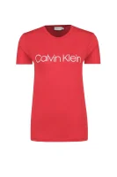 tėjiniai marškinėliai logo | regular fit Calvin Klein raudona