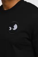 Marškinėliai MONSTER | Regular Fit McQ Alexander McQueen juoda
