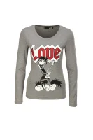 džemperis Love Moschino pilka