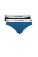 trumpikės 2-pack hip Calvin Klein Underwear mėlyna