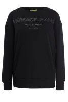 džemperis | loose fit Versace Jeans juoda