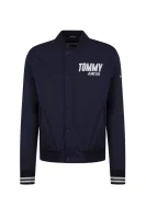striukė bomber racer Tommy Jeans tamsiai mėlyna