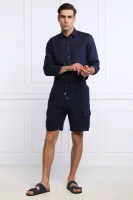 Lininė marškiniai | Regular Fit Vilebrequin tamsiai mėlyna