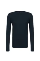 megztinis saul | fitted fit | su šilko priemaiša Calvin Klein tamsiai mėlyna