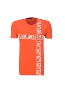 tėjiniai marškinėliai Love Moschino oranžinė