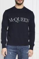 Megztinis | Regular Fit Alexander McQueen tamsiai mėlyna
