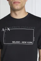 Marškinėliai | Regular Fit Armani Exchange tamsiai mėlyna