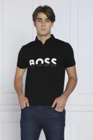polo marškinėliai Pavel | Regular Fit BOSS GREEN juoda
