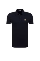 polo marškinėliai | regular fit Versace Collection tamsiai mėlyna