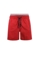 šortai kąpielowe double waistband | regular fit Tommy Hilfiger raudona
