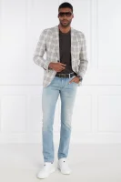 Marškinėliai Kyran | Slim Fit Oscar Jacobson ruda