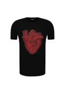 tėjiniai marškinėliai heart Dsquared2 juoda