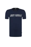 tėjiniai marškinėliai | regular fit Just Cavalli tamsiai mėlyna