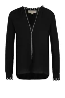 jedwabna džemperis | regular fit Michael Kors juoda