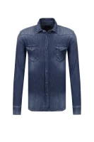 marškiniai | slim fit Gas tamsiai mėlyna