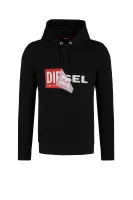 džemperis s-alby Diesel juoda