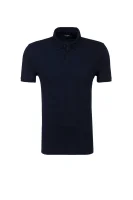 polo marškinėliai Calvin Klein tamsiai mėlyna