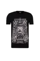 tėjiniai marškinėliai Just Cavalli juoda