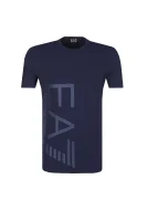 tėjiniai marškinėliai | slim fit EA7 mėlyna