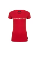 tėjiniai marškinėliai | regular fit Emporio Armani raudona