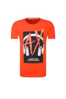 tėjiniai marškinėliai | slim fit Armani Exchange oranžinė
