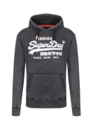 džemperis vintage logo indigo Superdry pilka