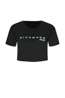 Marškinėliai FITNESS MARFINO | Cropped Fit RICHMOND SPORT juoda