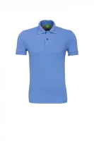 polo marškinėliai c-firenze/logo BOSS GREEN mėlyna