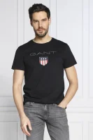 Marškinėliai SHIELD SS | Regular Fit Gant juoda