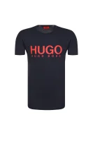 tėjiniai marškinėliai dolive | regular fit HUGO tamsiai mėlyna