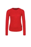 megztinis sable | slim fit CALVIN KLEIN JEANS raudona