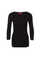 džemperis dannela | regular fit HUGO juoda