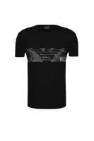 tėjiniai marškinėliai EA7 juoda