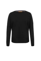 džemperis tersweat BOSS ORANGE juoda