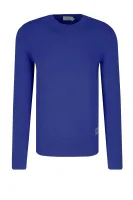 megztinis | regular fit | su vilnos priemaiša Calvin Klein mėlyna