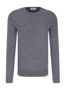 megztinis | regular fit | su vilnos priemaiša Calvin Klein pilka