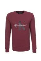 džemperis logo CALVIN KLEIN JEANS bordinė