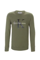 džemperis logo CALVIN KLEIN JEANS žalia