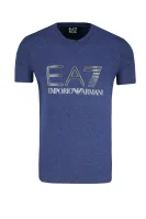 tėjiniai marškinėliai | slim fit EA7 tamsiai mėlyna