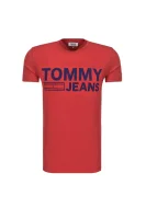 tėjiniai marškinėliai tjm basic cn | slim fit Tommy Jeans raudona