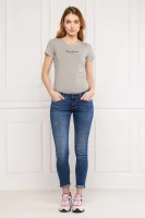 marškinėliai new virginia | slim fit Pepe Jeans London pilka