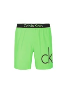 šortai kąpielowe neon Calvin Klein Swimwear juodai-balta