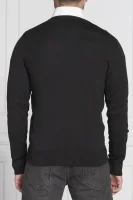 megztinis core | regular fit | su šilko priemaiša Tommy Hilfiger juoda