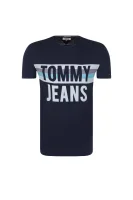 tėjiniai marškinėliai colorblock | regular fit Tommy Jeans tamsiai mėlyna