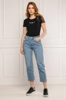 marškinėliai new virginia | slim fit Pepe Jeans London juoda